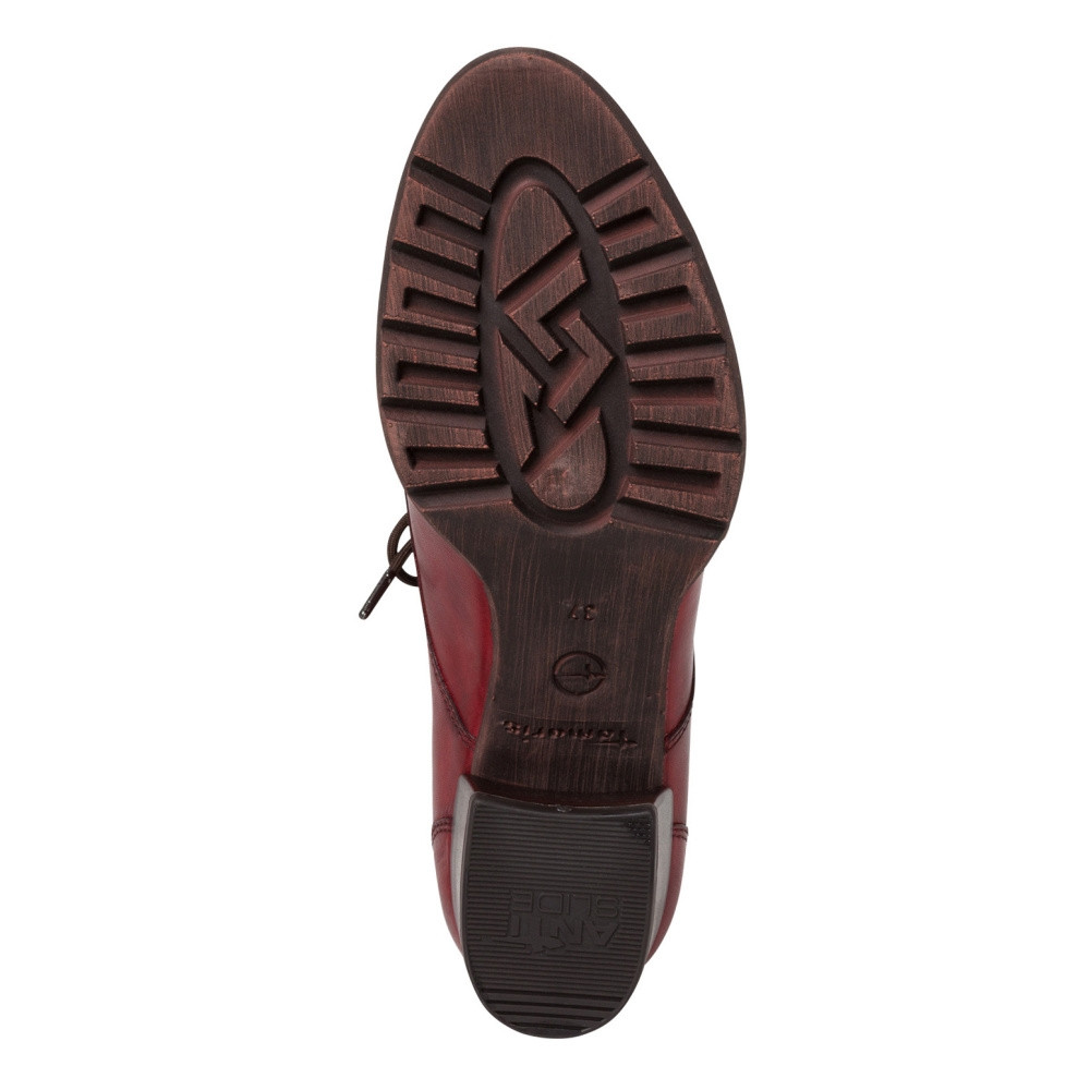 detail Dámské polobotky TAMARIS TAM-10100068-S1 červená