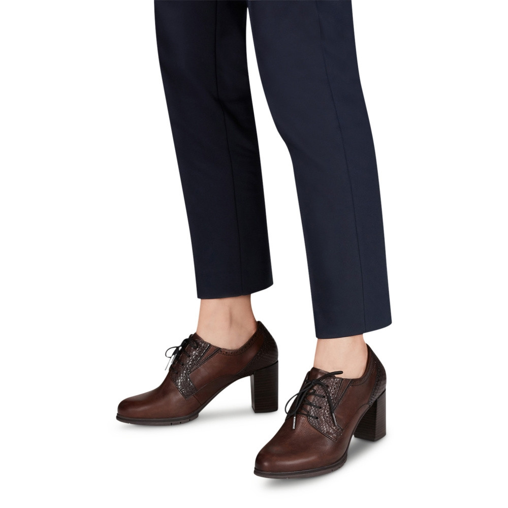 detail Dámské polobotky TAMARIS TAM-10100072-W0 hnědá