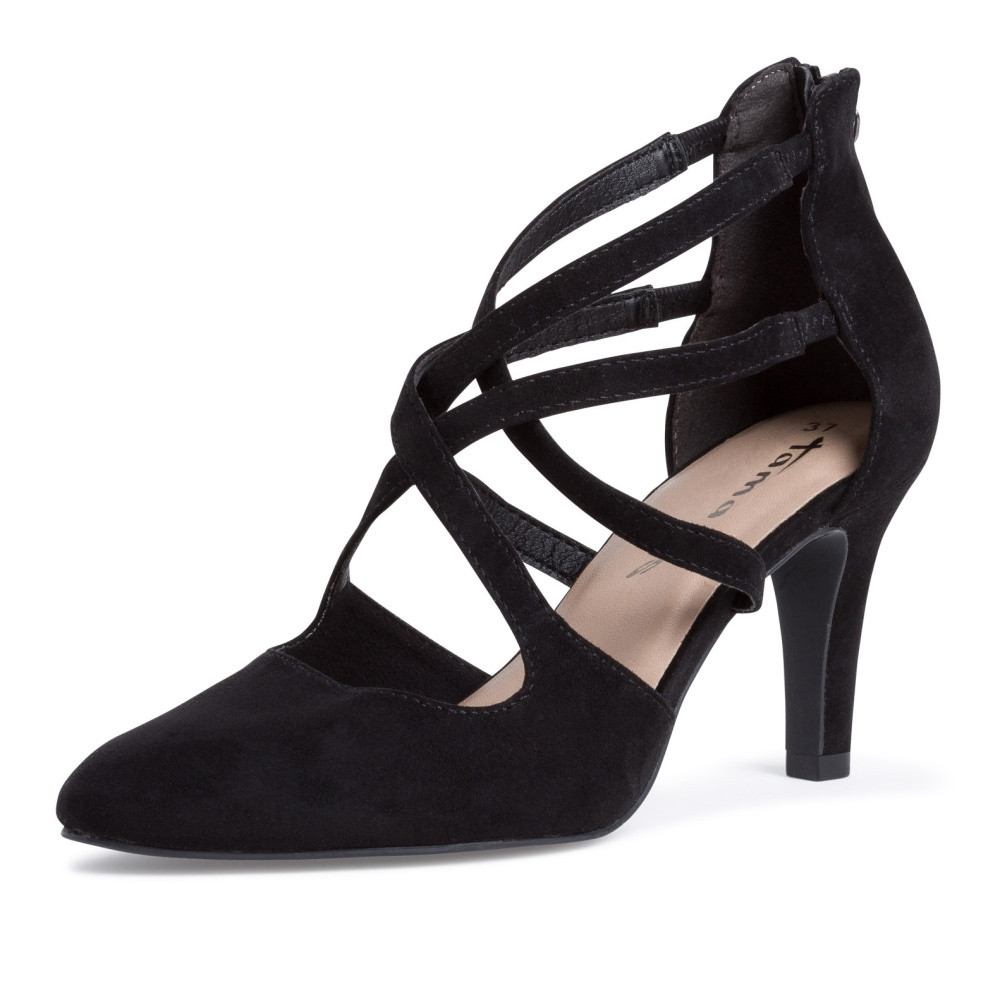 detail Dámské černé lodičky TAMARIS 24423-25-001 W0