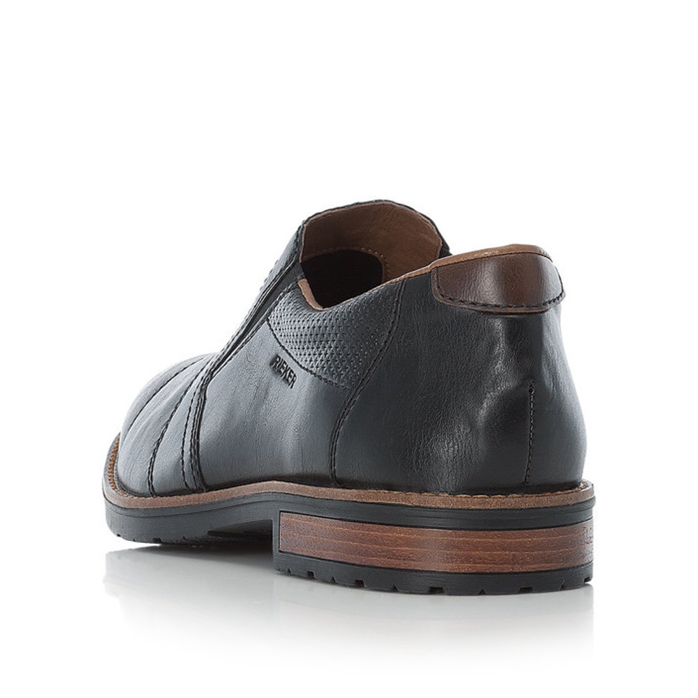 detail Pánské mokasíny RIEKER 14660-00 černá W0