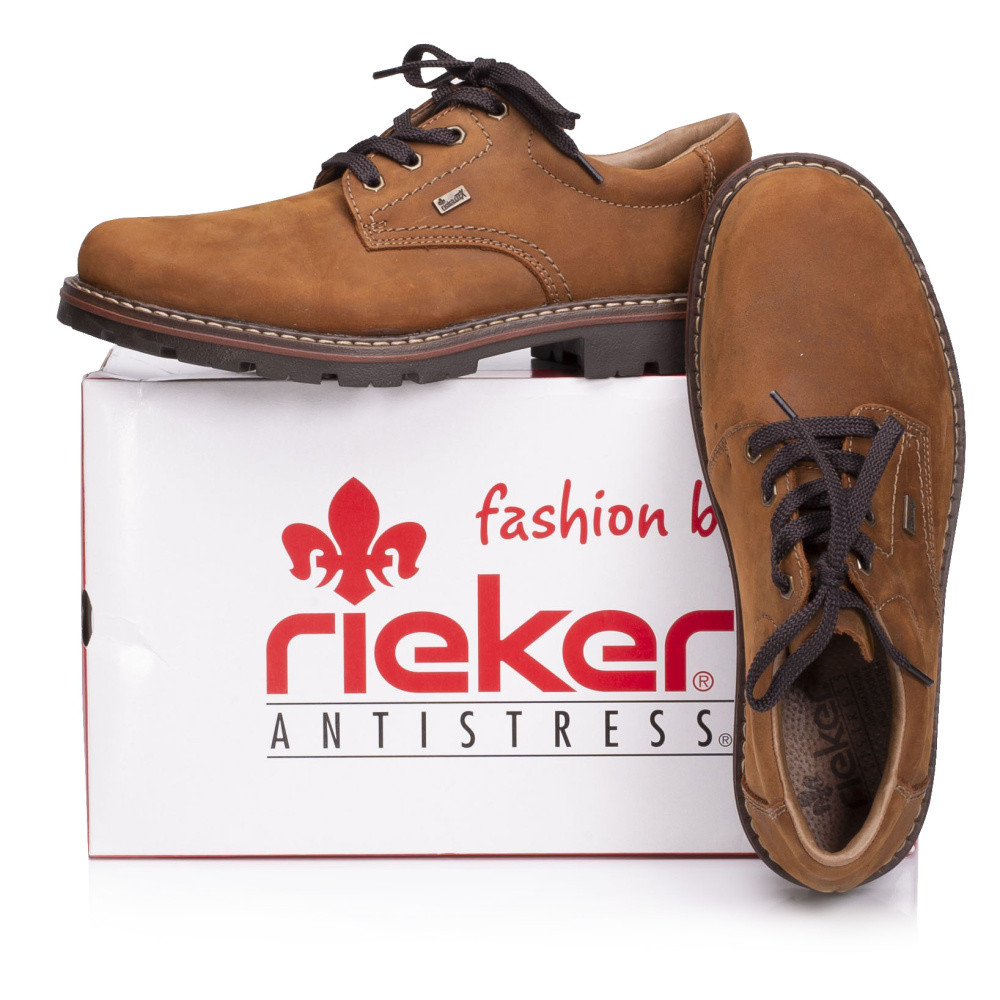 detail Pánské polobotky RIEKER 17710-26 hnědá W0