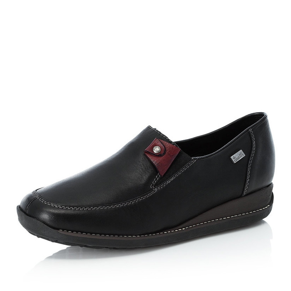 detail Dámské mokasíny RIEKER RIE-10100189-W0 černá