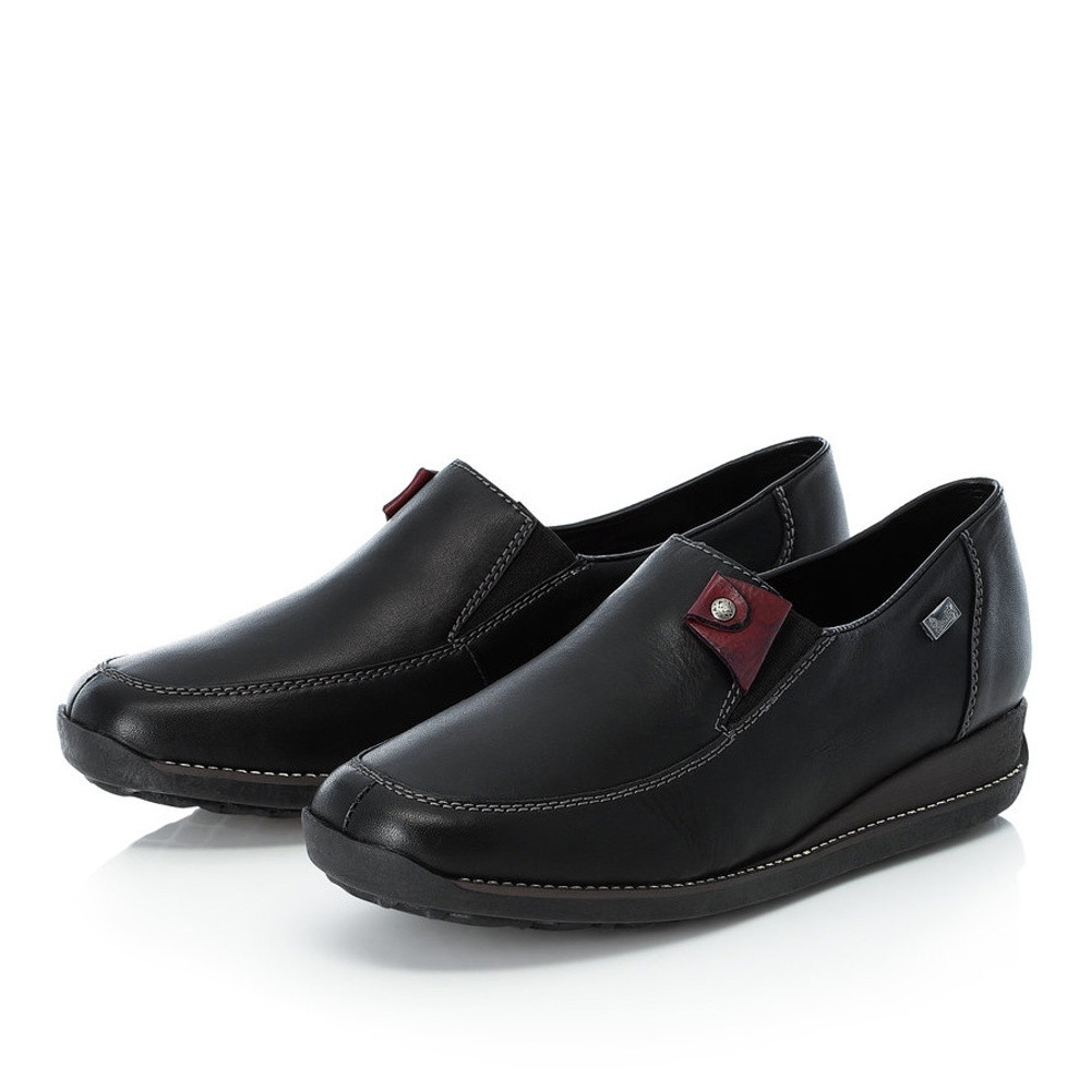 detail Dámské mokasíny RIEKER RIE-10100189-W0 černá