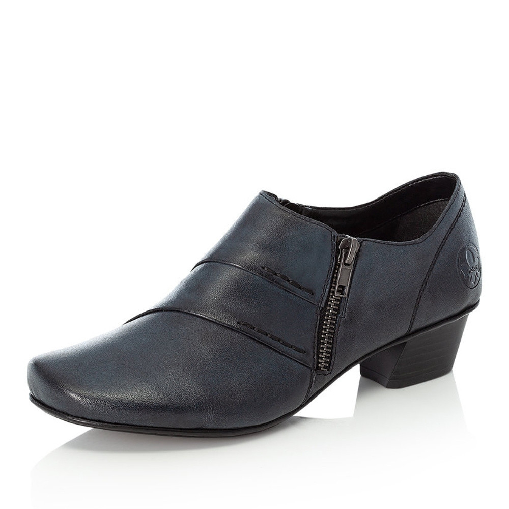 detail Dámské polobotky RIEKER 53870-14 modrá W0