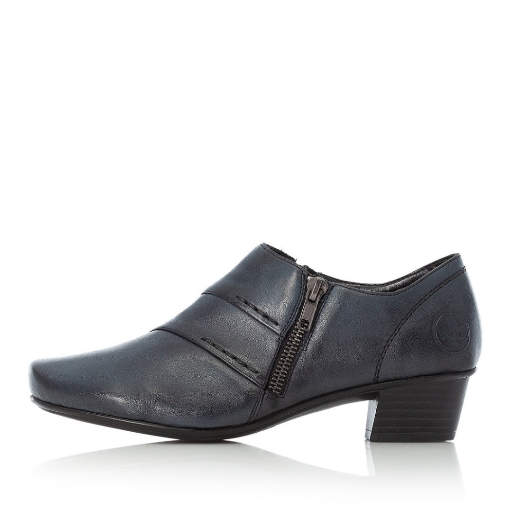 detail Dámské polobotky RIEKER 53870-14 modrá W0