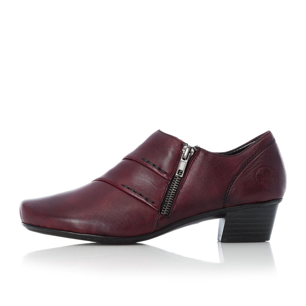 detail Dámské polobotky RIEKER 53870-35 červená W0