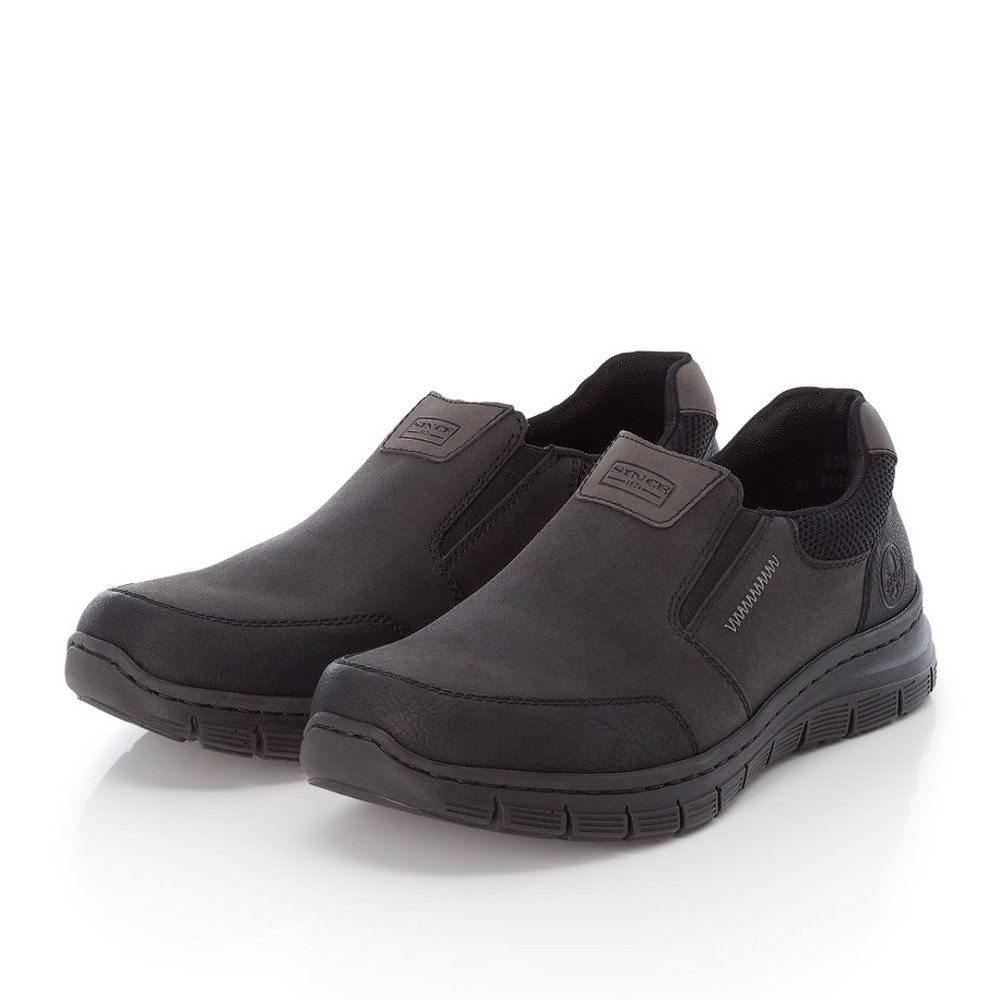 detail Pánské mokasíny RIEKER RIE-10100216-W1 černá