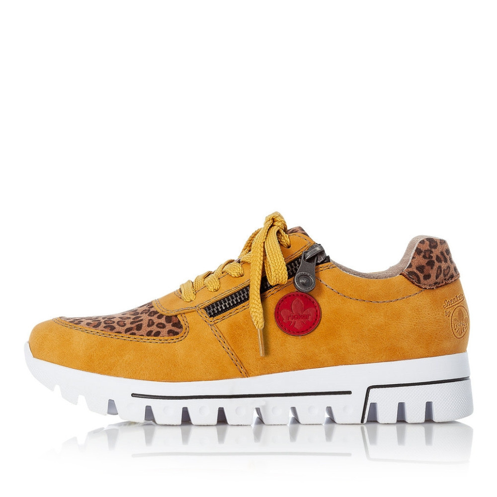 detail Dámské tenisky RIEKER L2834-69 žlutá W0