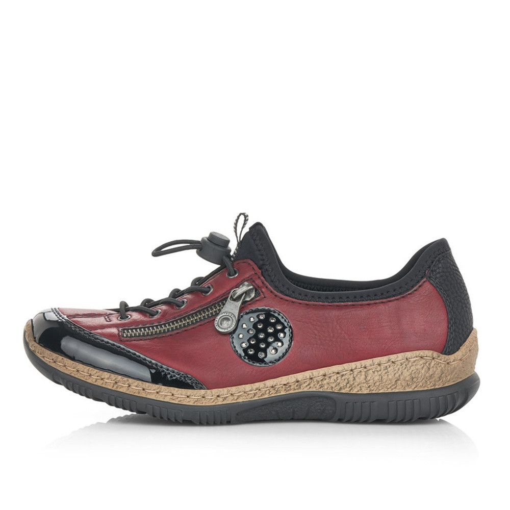 detail Dámské tenisky RIEKER RIE-10100286-W0 červená