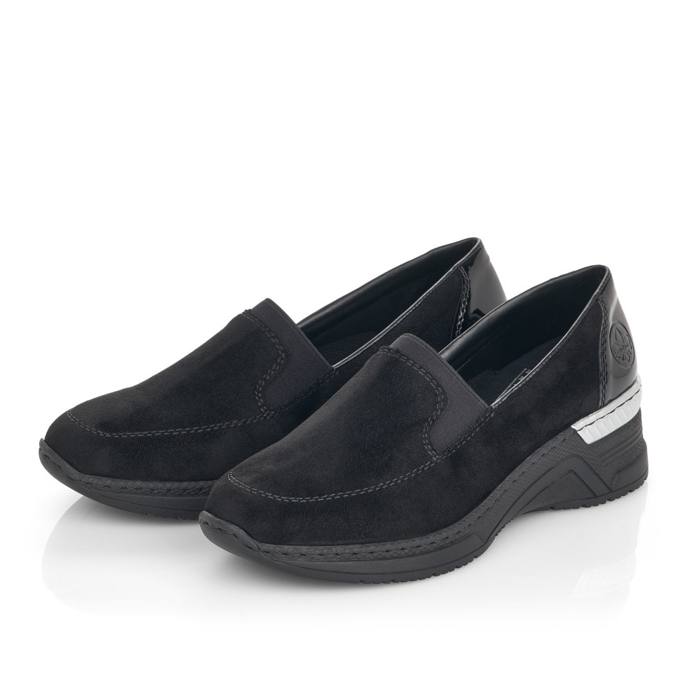 detail Dámské mokasíny RIEKER RIE-10100294-W0 černá