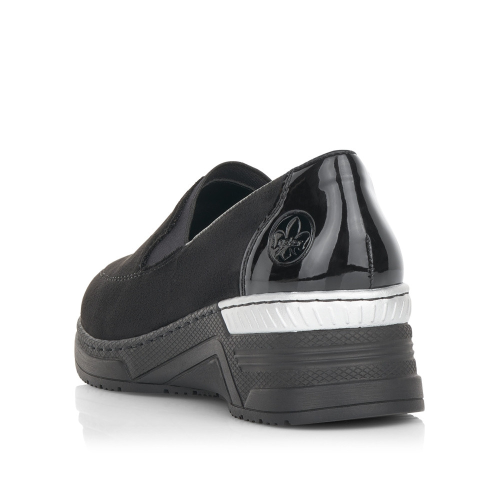 detail Dámské mokasíny RIEKER RIE-10100294-W0 černá