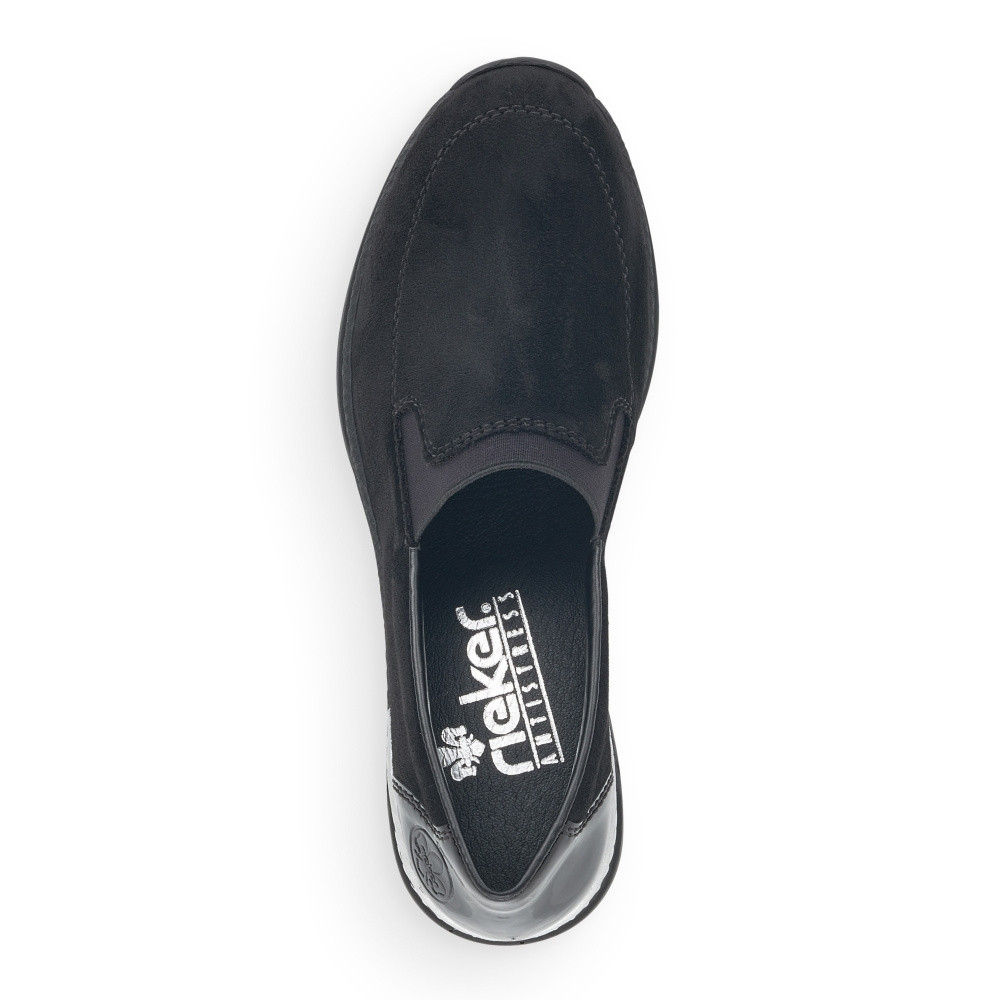 detail Dámské mokasíny RIEKER RIE-10100294-W0 černá