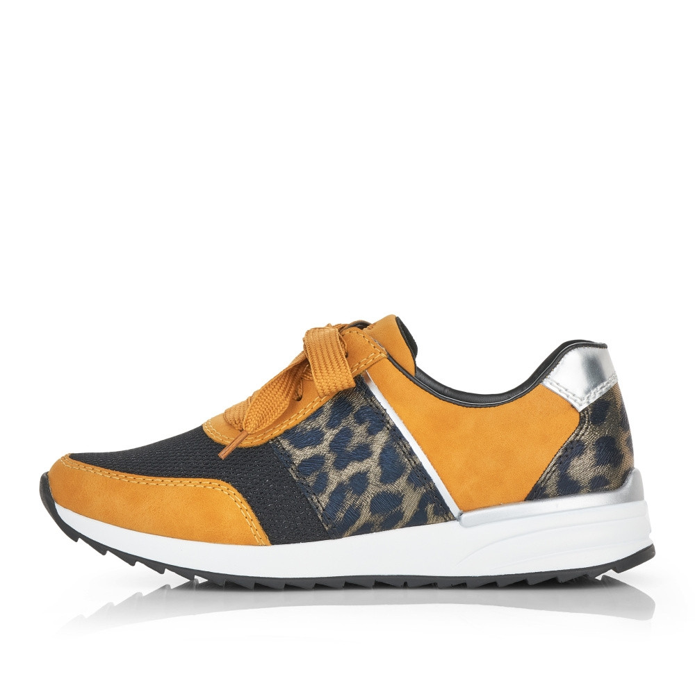 detail Dámské tenisky RIEKER N8014-68 žlutá W0