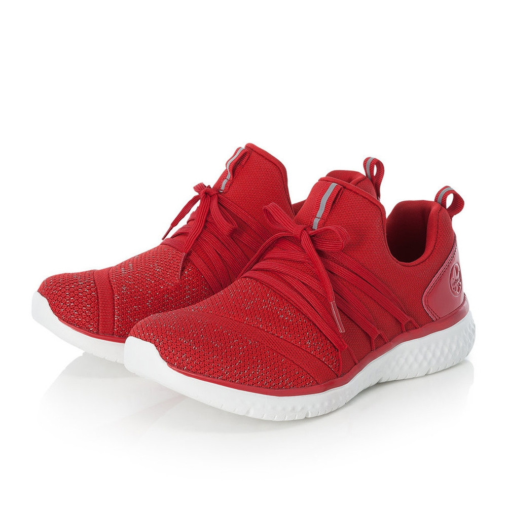 detail Dámské tenisky RIEKER RIE-10100305-W0 červená