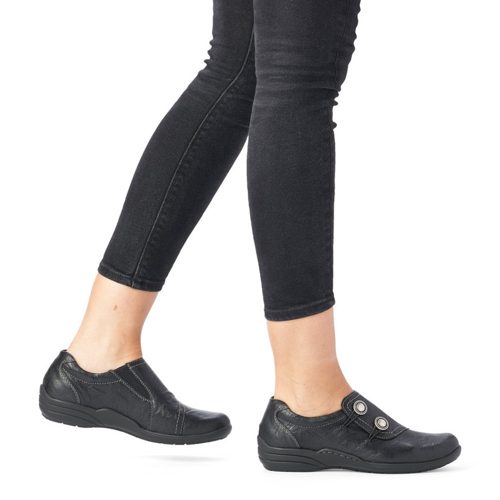 detail Dámské polobotky REMONTE RIE-10100327-W1 černá