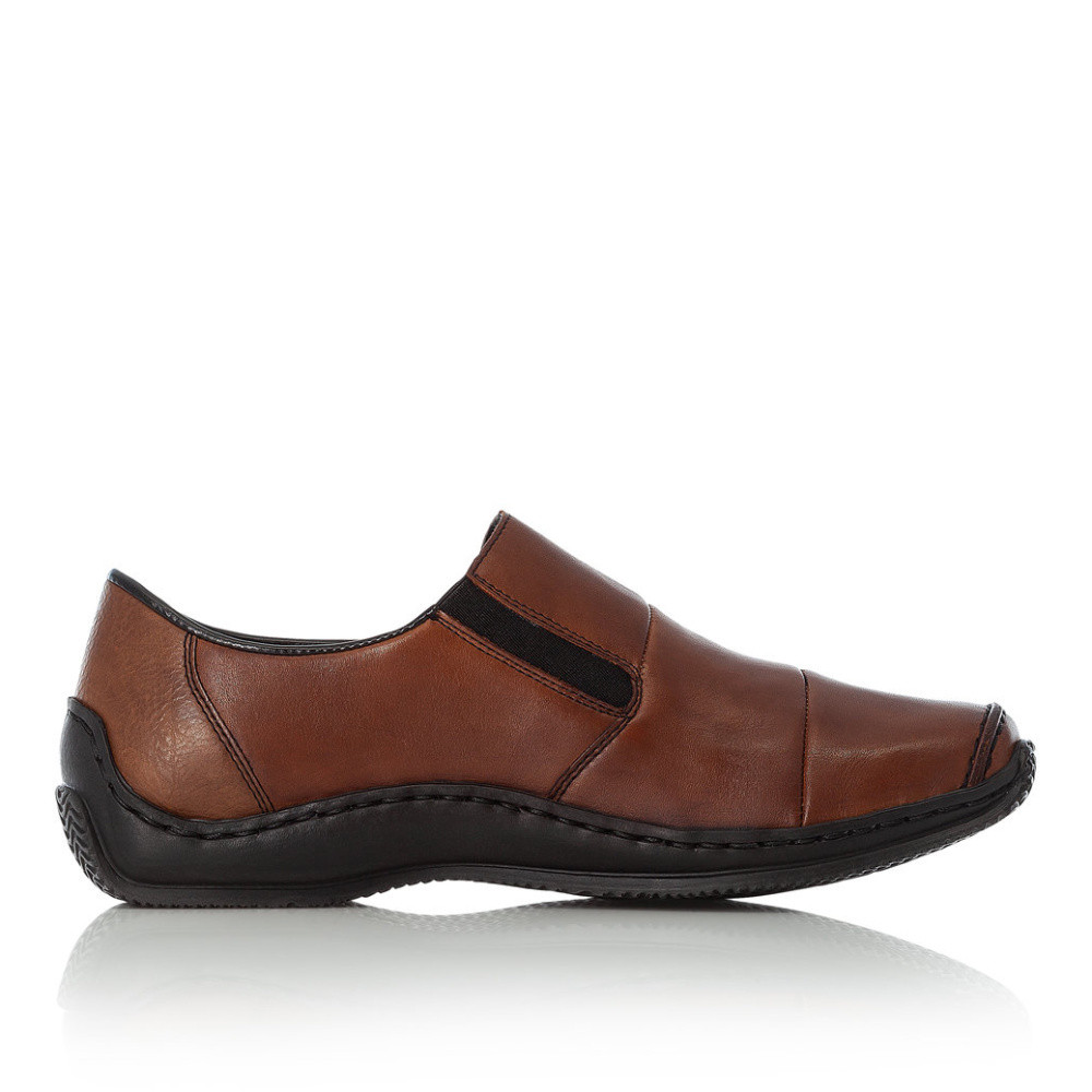 detail Dámské mokasíny RIEKER L1762-24 hnědá W0