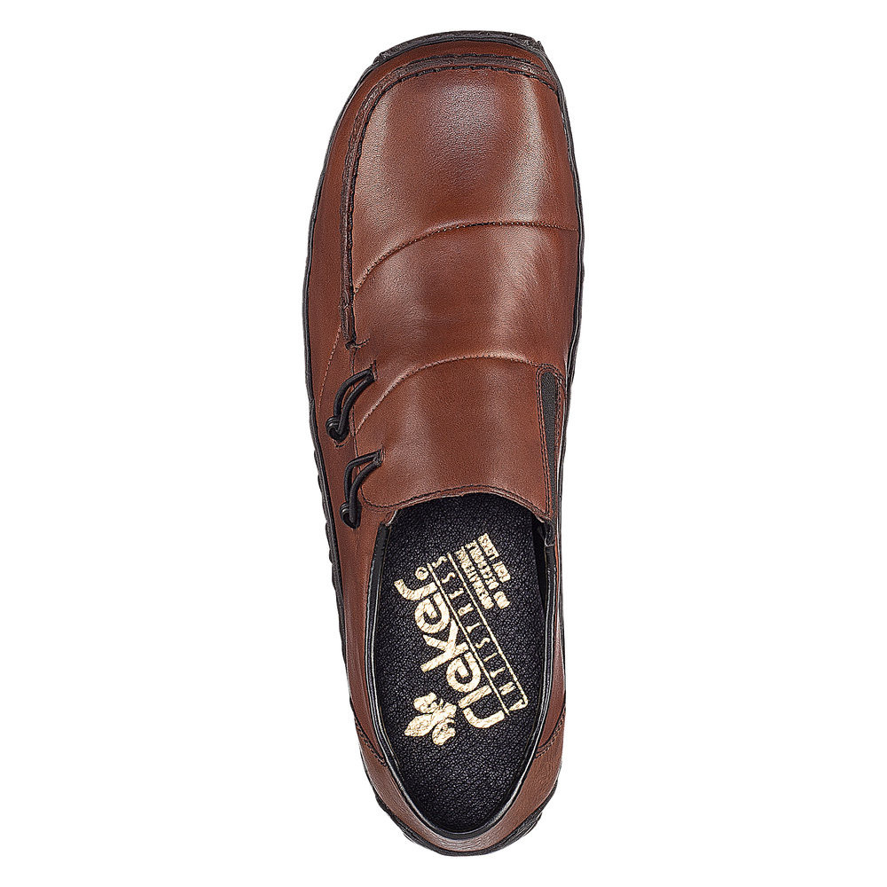 detail Dámské mokasíny RIEKER L1762-24 hnědá W0