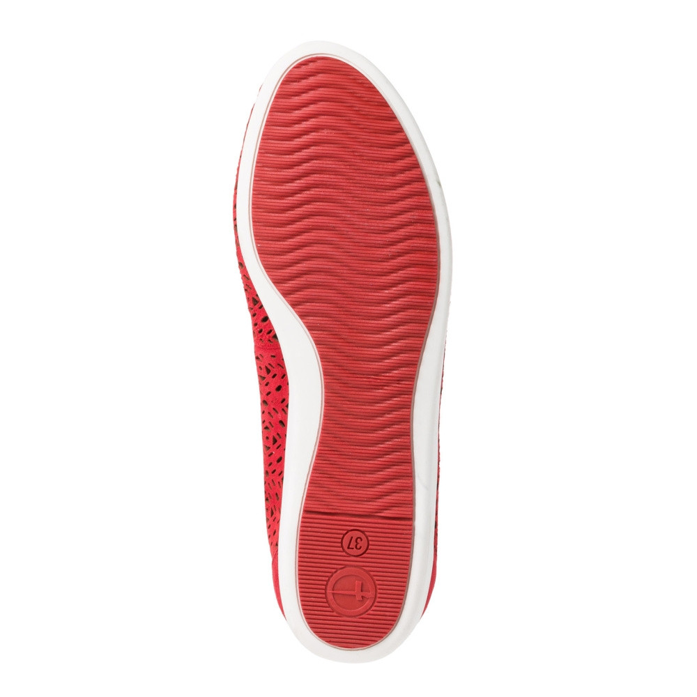 detail Dámské baleríny TAMARIS TAM-10100392-S1 červená