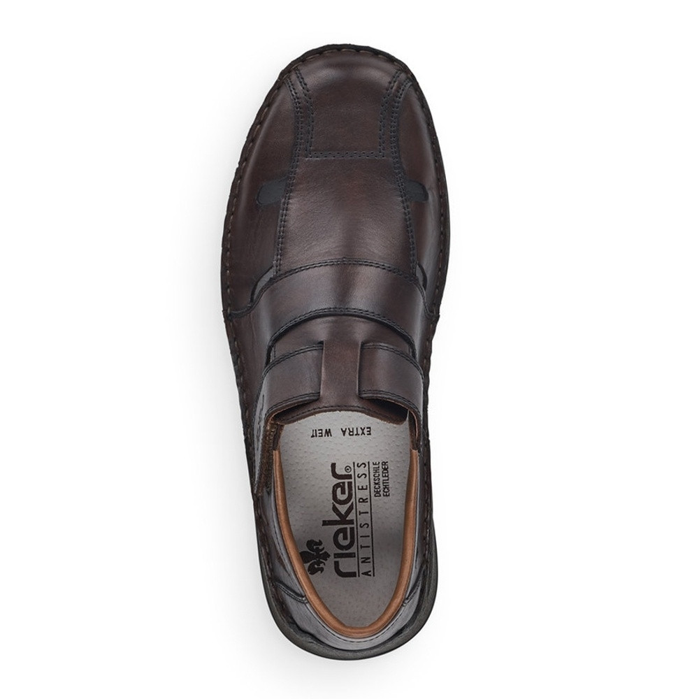 detail Pánské polobotky RIEKER RIE-10100411-S2 hnědá