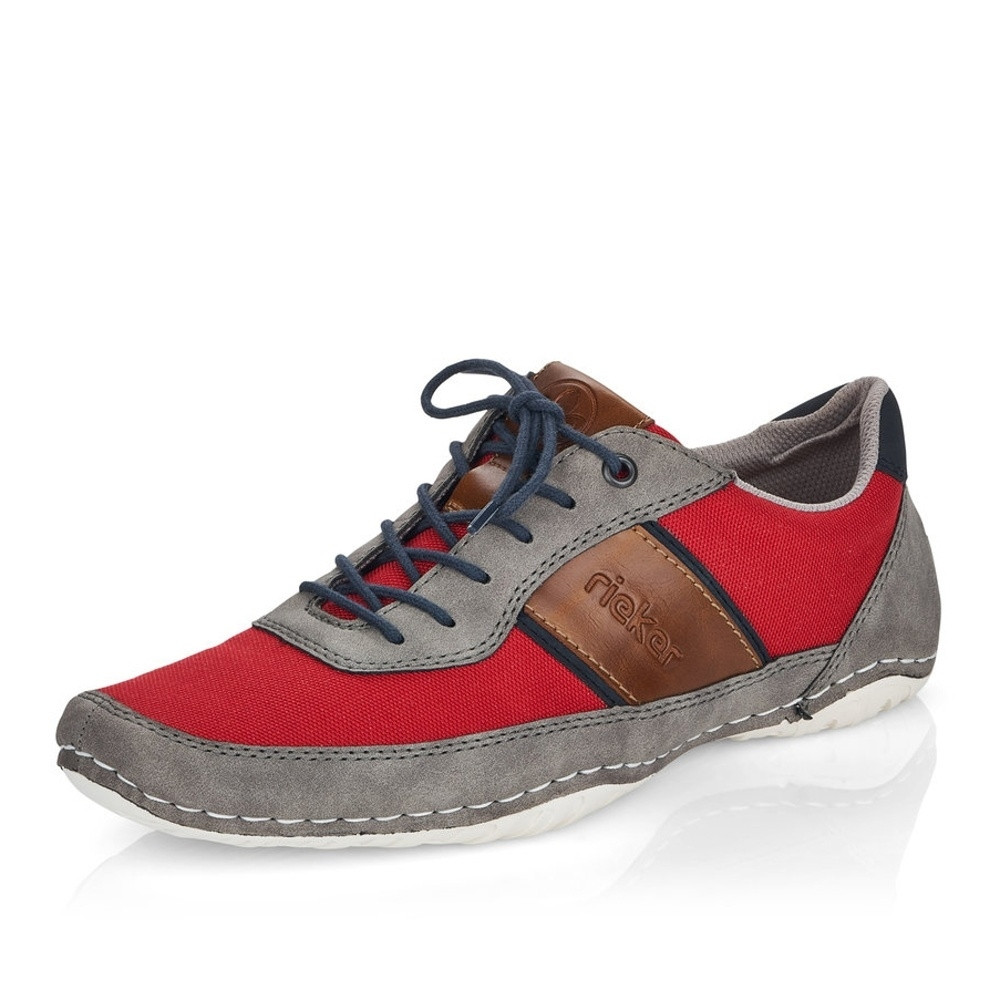 detail Pánské polobotky RIEKER RIE-10100414-S1 červená