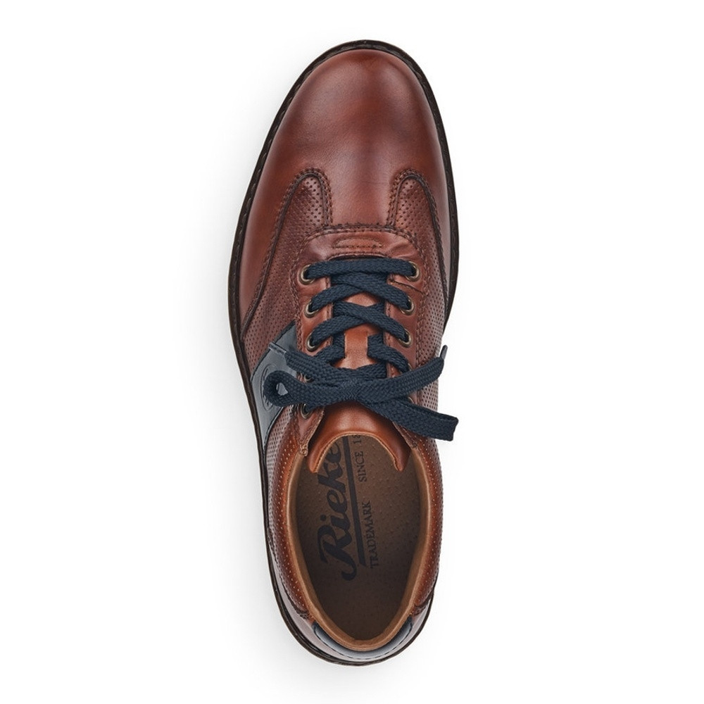 detail Pánské polobotky RIEKER 16806-24 hnědá S1