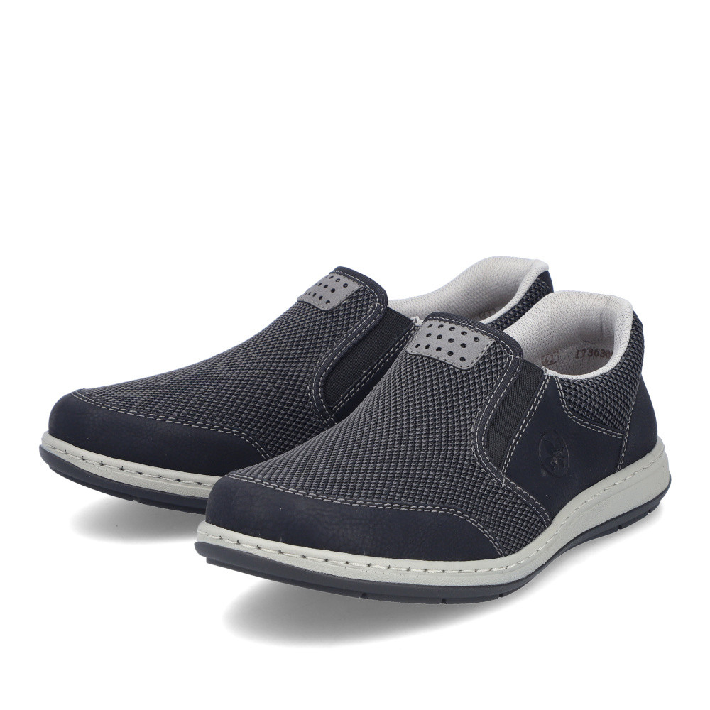 detail Pánské mokasíny RIEKER 17363-00 černá S5