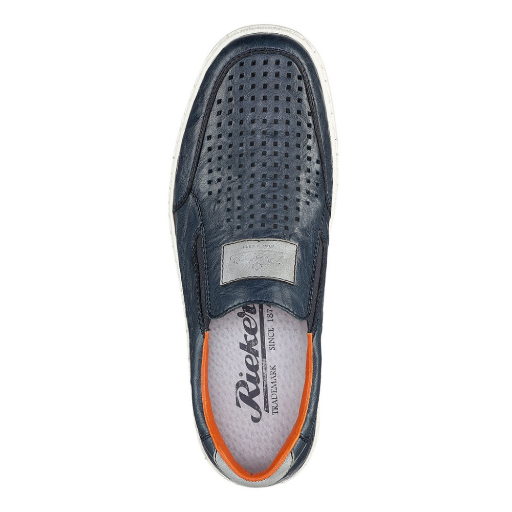 detail Pánské mokasíny RIEKER RIE-10100452-S3 modrá