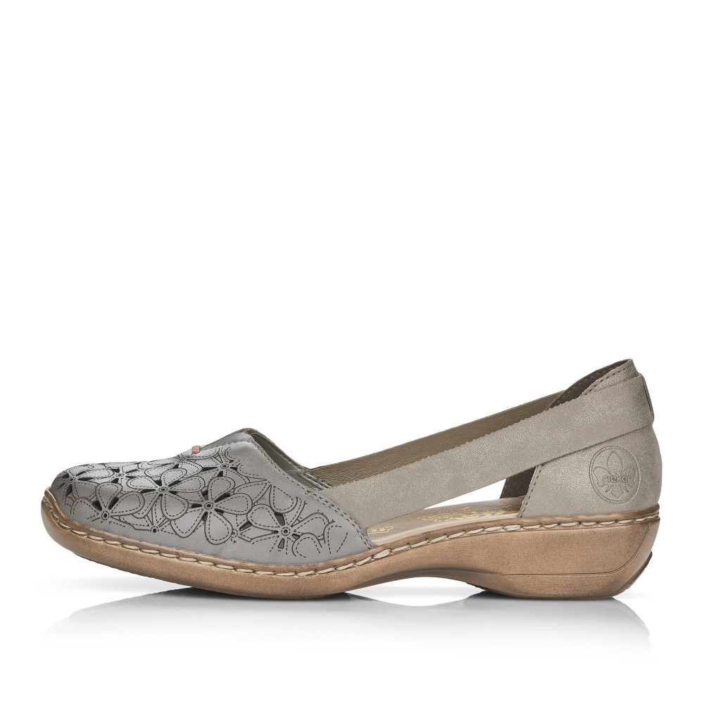 detail Dámské baleríny RIEKER RIE-10100462-S3 béžová