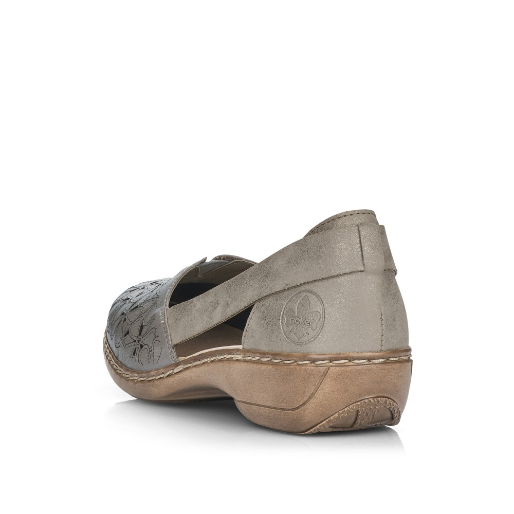 detail Dámské baleríny RIEKER RIE-10100462-S3 béžová