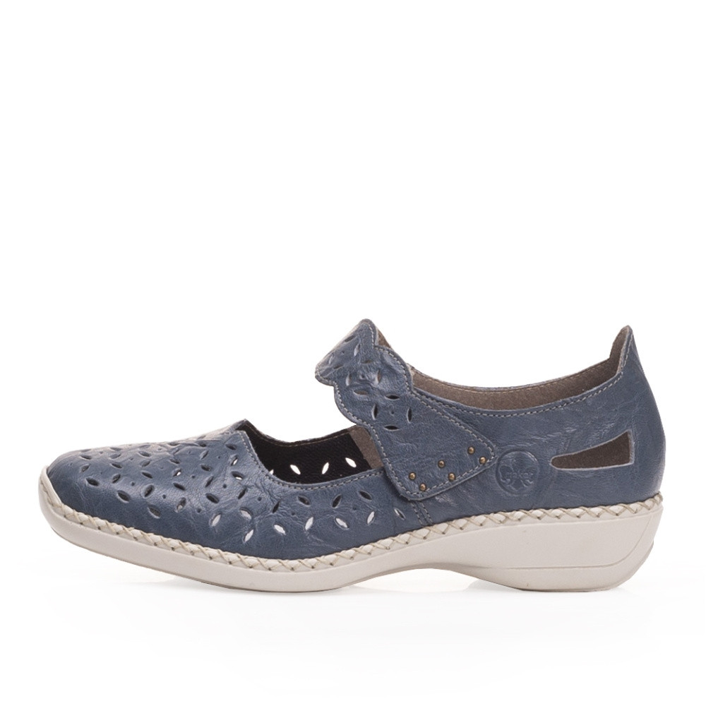 detail Dámské polobotky RIEKER RIE-10100465-S1 modrá