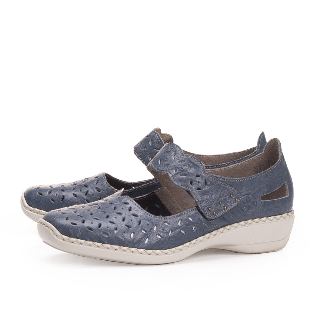 detail Dámské polobotky RIEKER RIE-10100465-S1 modrá