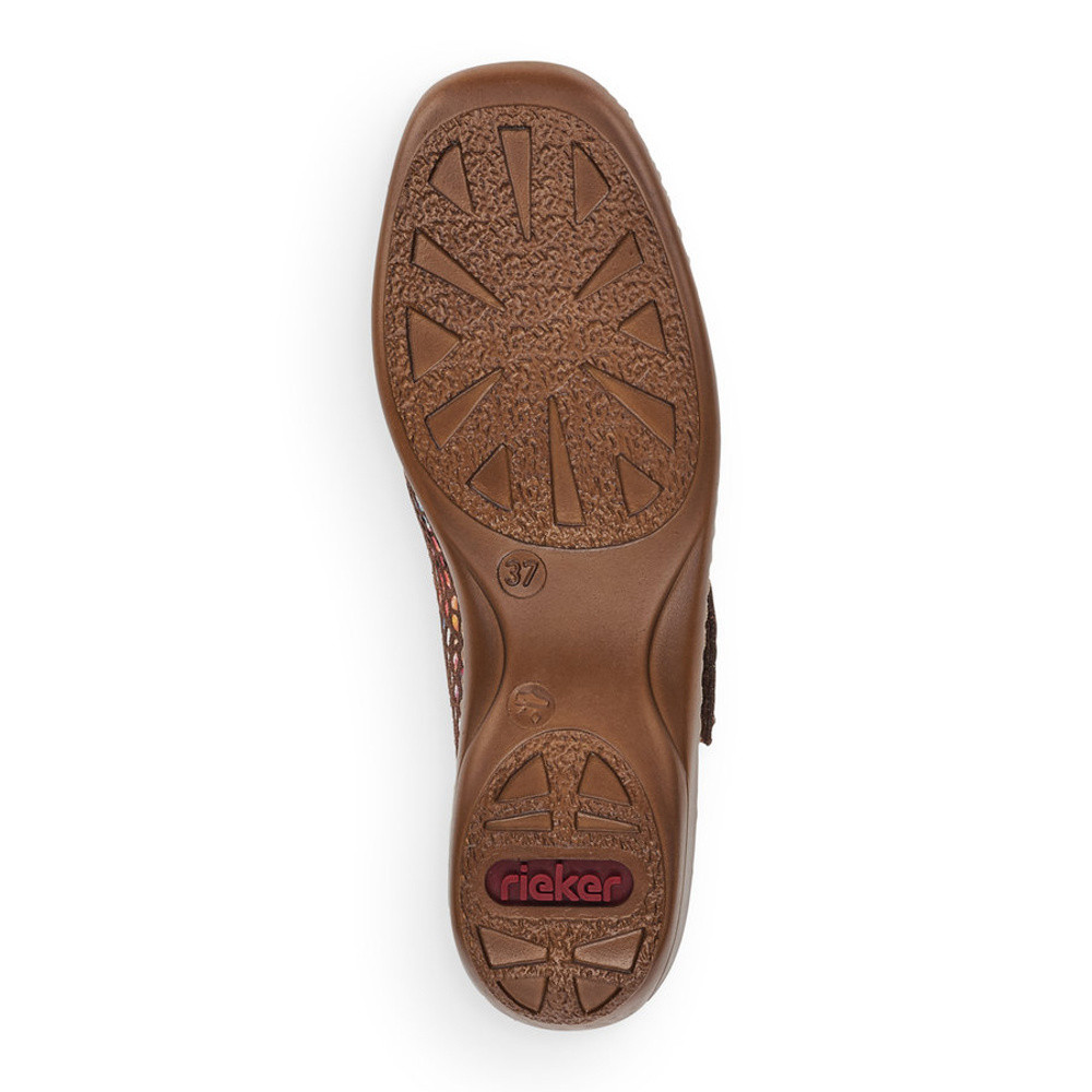 detail Dámské polobotky RIEKER 413G7-90 multicolor S2