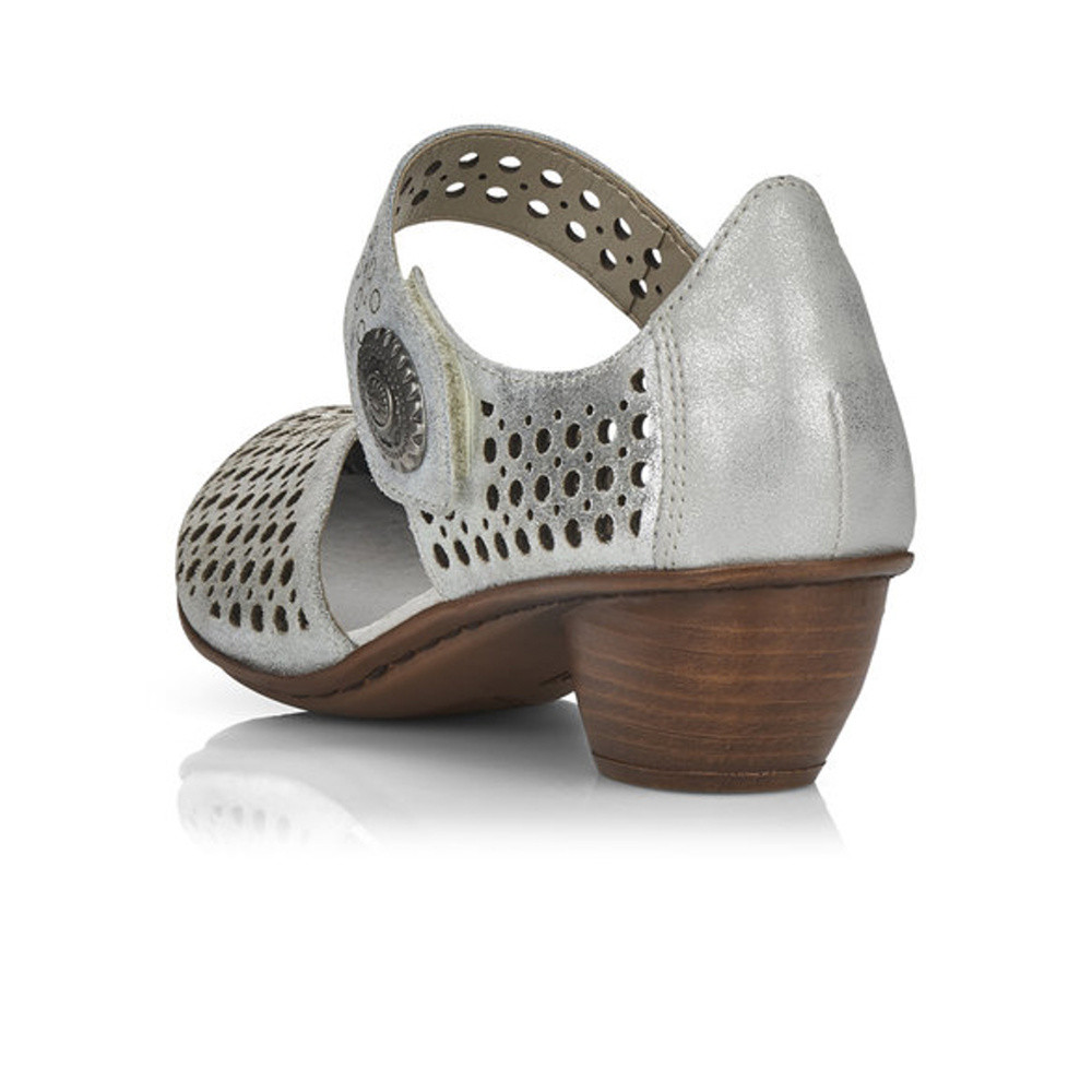 detail Dámské lodičky RIEKER RIE-10100479-S1 stříbrná