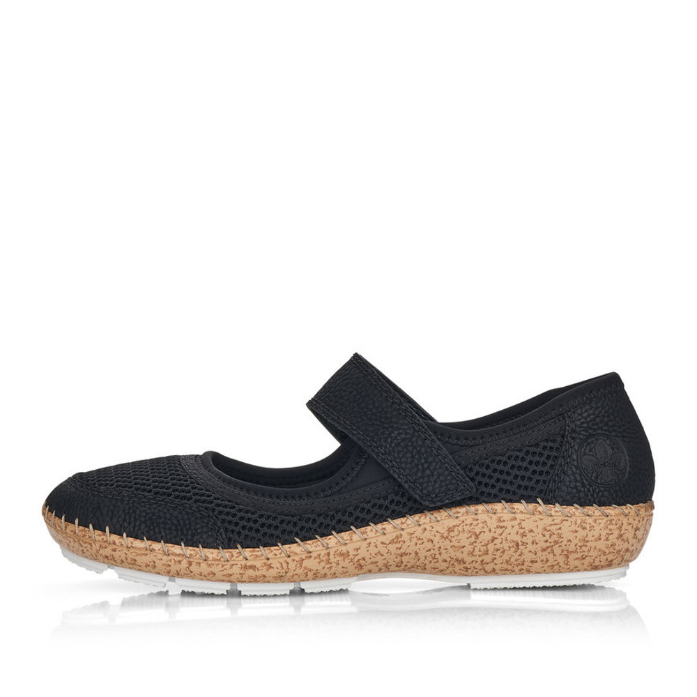 detail Dámské polobotky RIEKER RIE-10100484-S2 černá