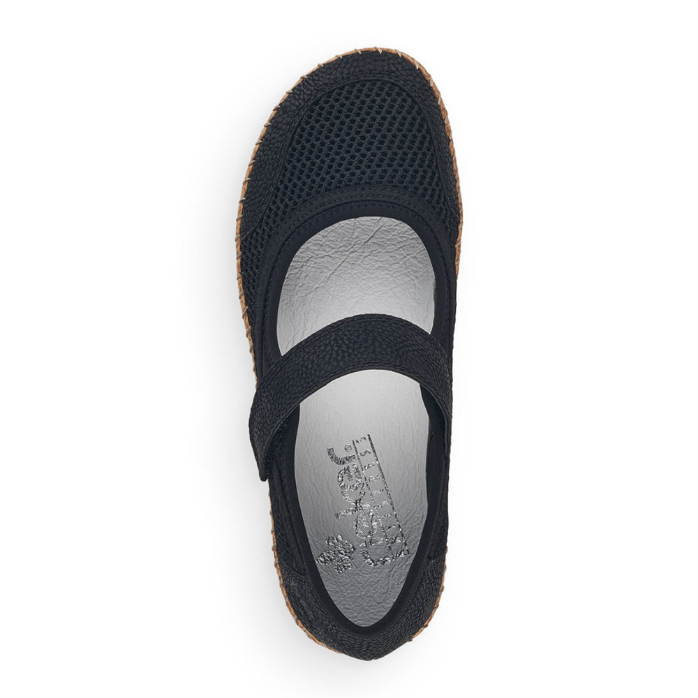 detail Dámské polobotky RIEKER RIE-10100484-S2 černá