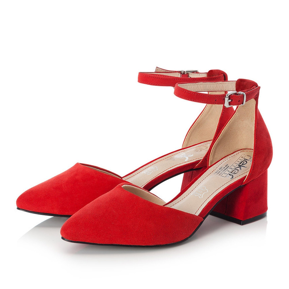 detail Dámské lodičky RIEKER RIE-10100493-S1 červená