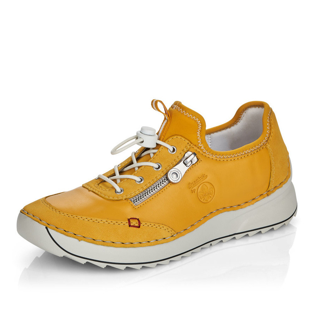 detail Dámské polobotky RIEKER RIE-10100505-S2 žlutá