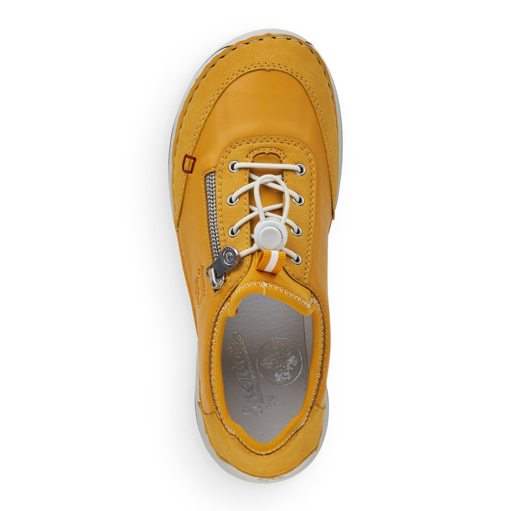 detail Dámské polobotky RIEKER RIE-10100505-S2 žlutá