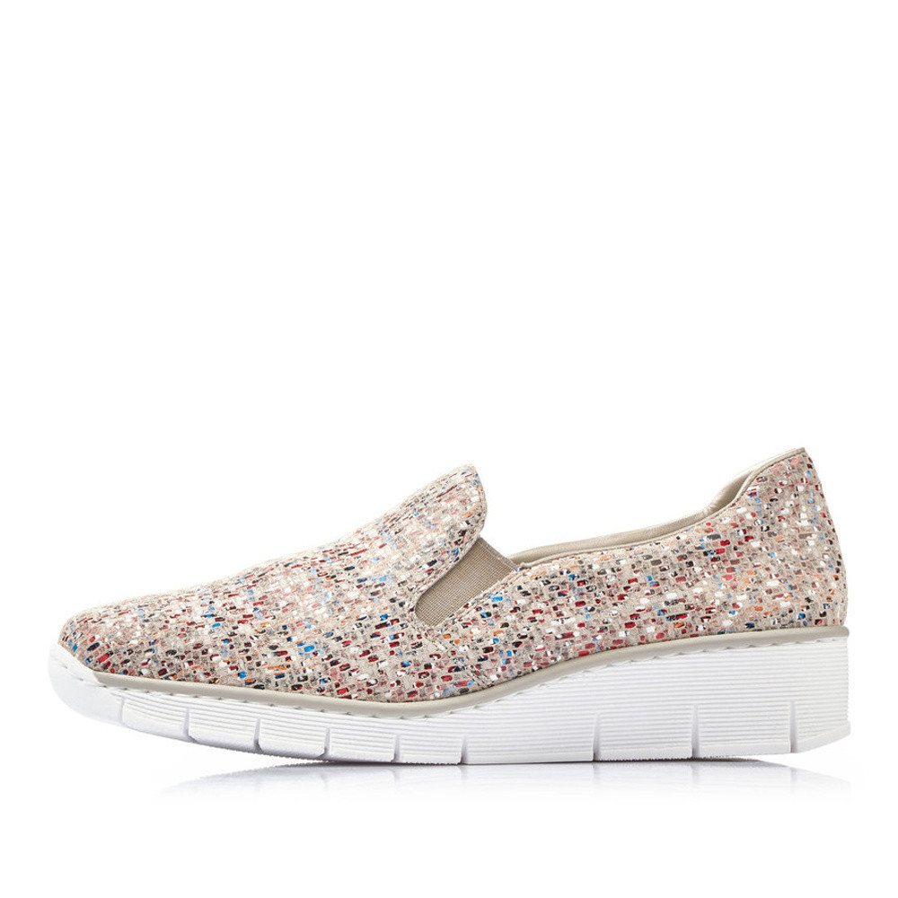 detail Dámské mokasíny RIEKER RIE-10100512-S2 multicolor
