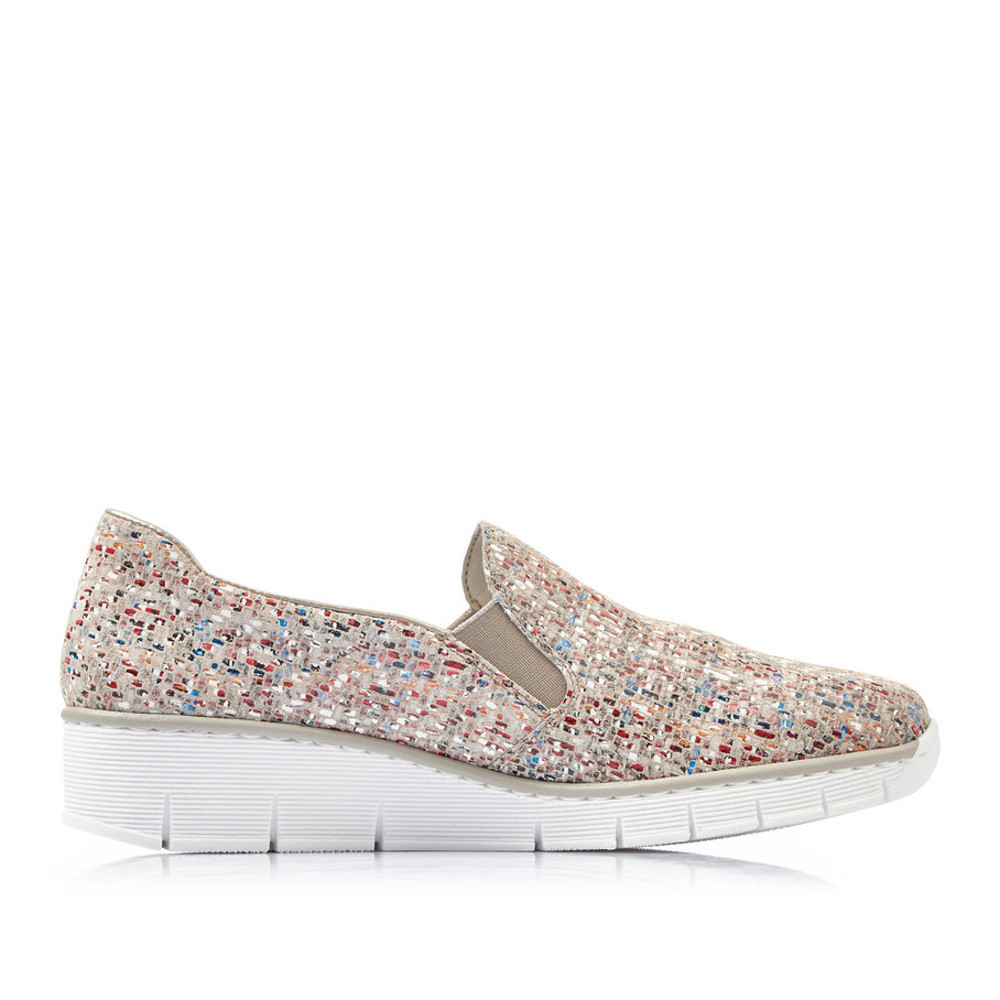detail Dámské mokasíny RIEKER RIE-10100512-S2 multicolor