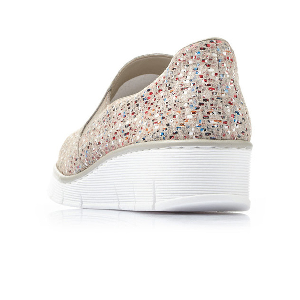 detail Dámské mokasíny RIEKER RIE-10100512-S2 multicolor