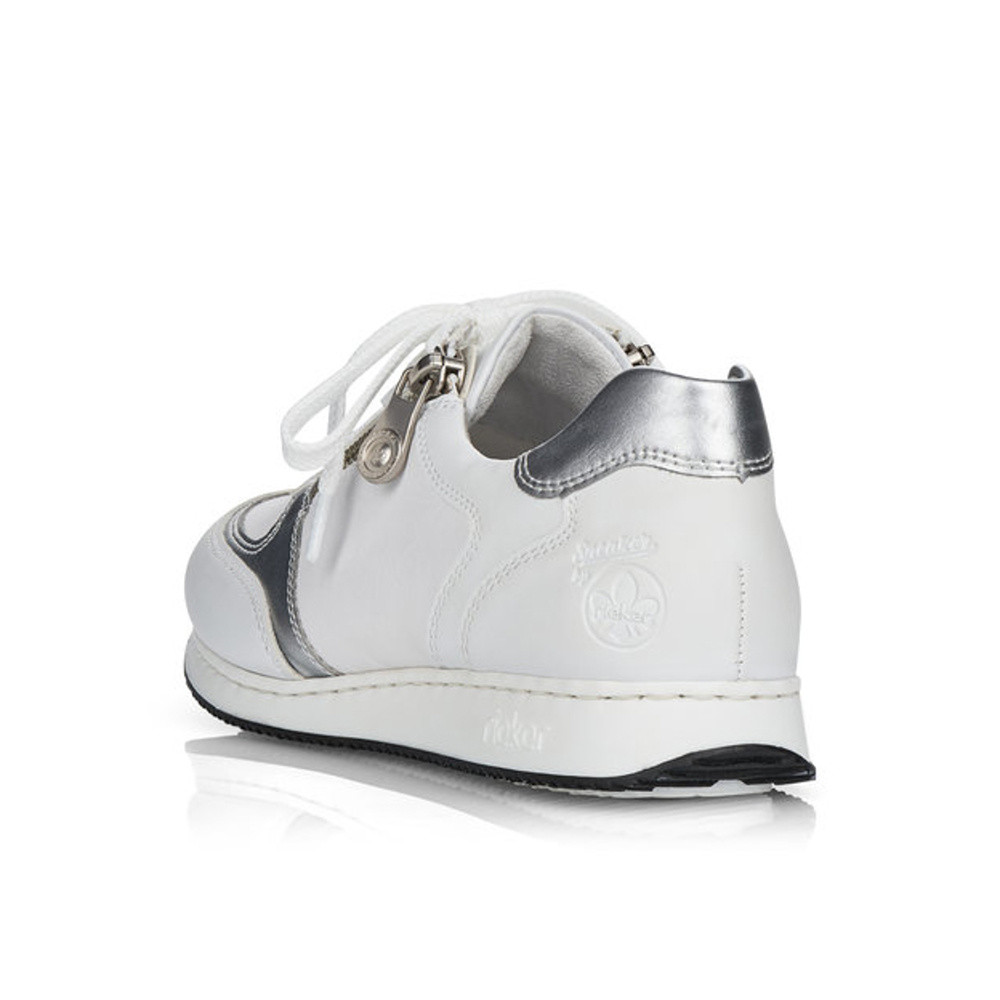 detail Dámske tenisky RIEKER 56031-80 biela S1
