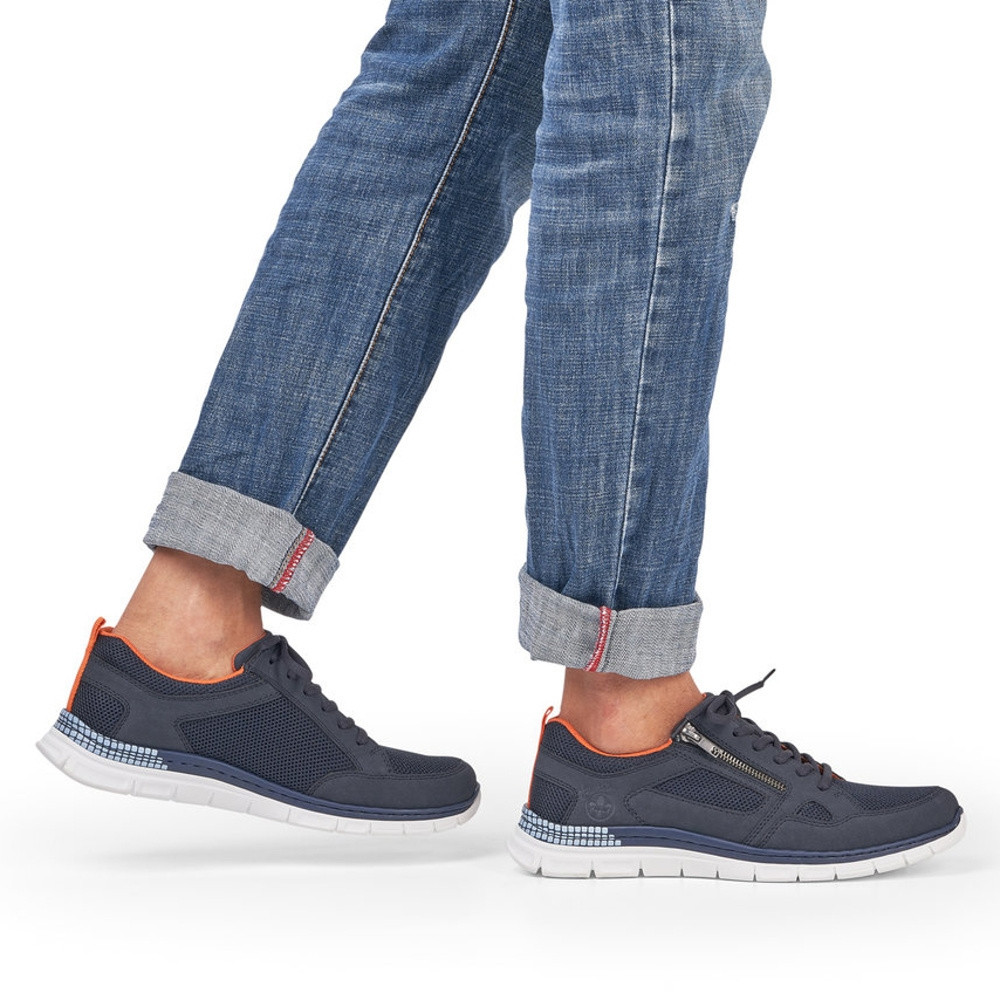 detail Pánské polobotky RIEKER RIE-10100535-S1 modrá