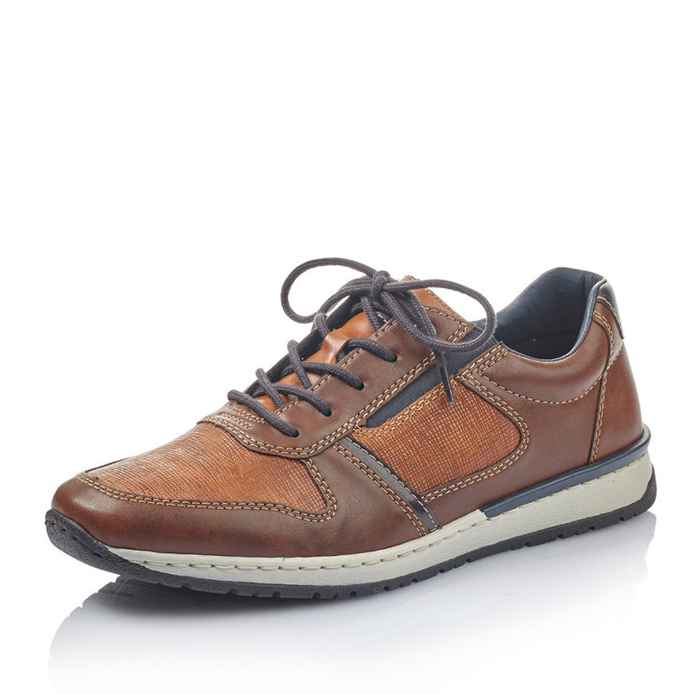 detail Pánské polobotky RIEKER RIE-10100548-S1 hnědá