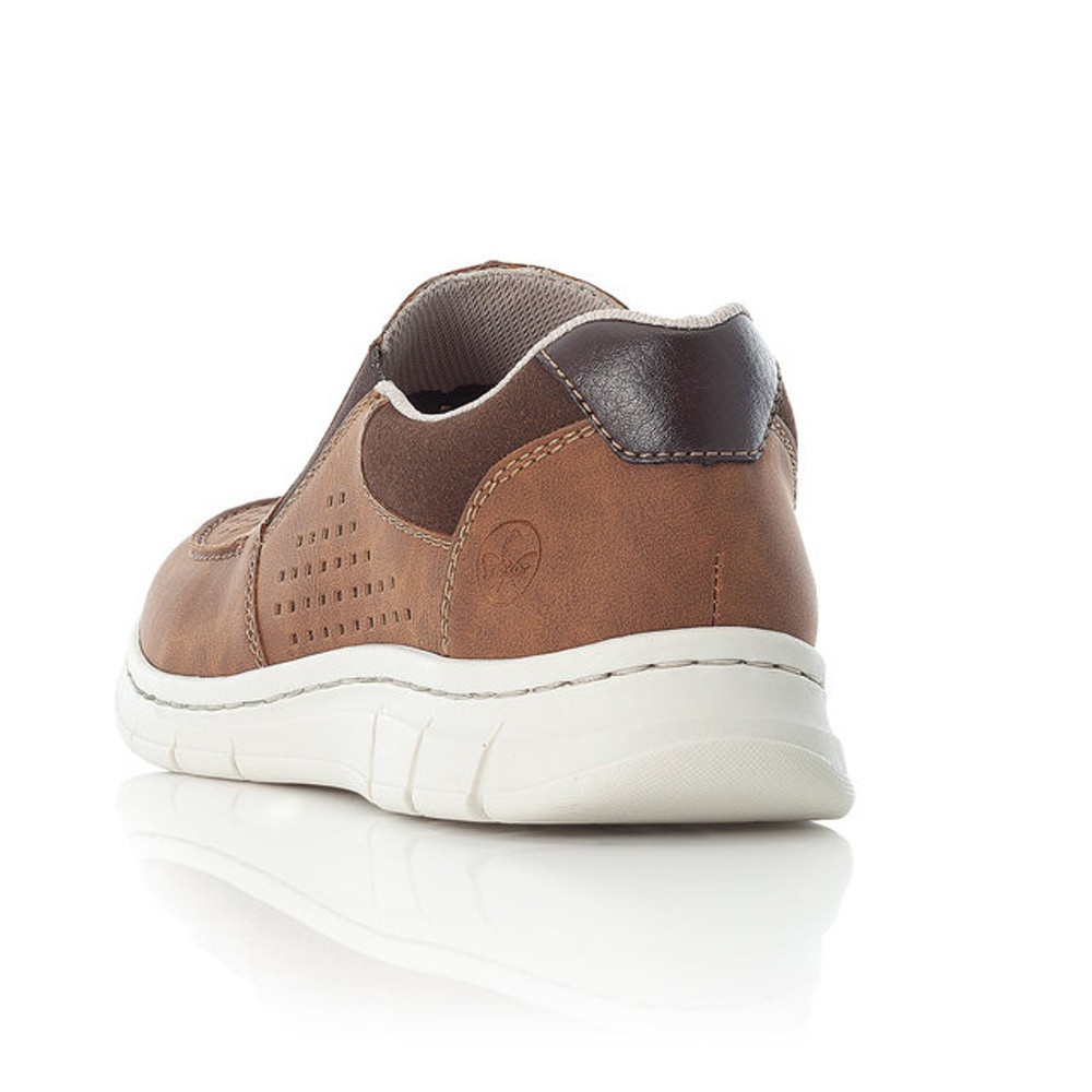 detail Pánské mokasíny RIEKER RIE-10100584-S1 hnědá