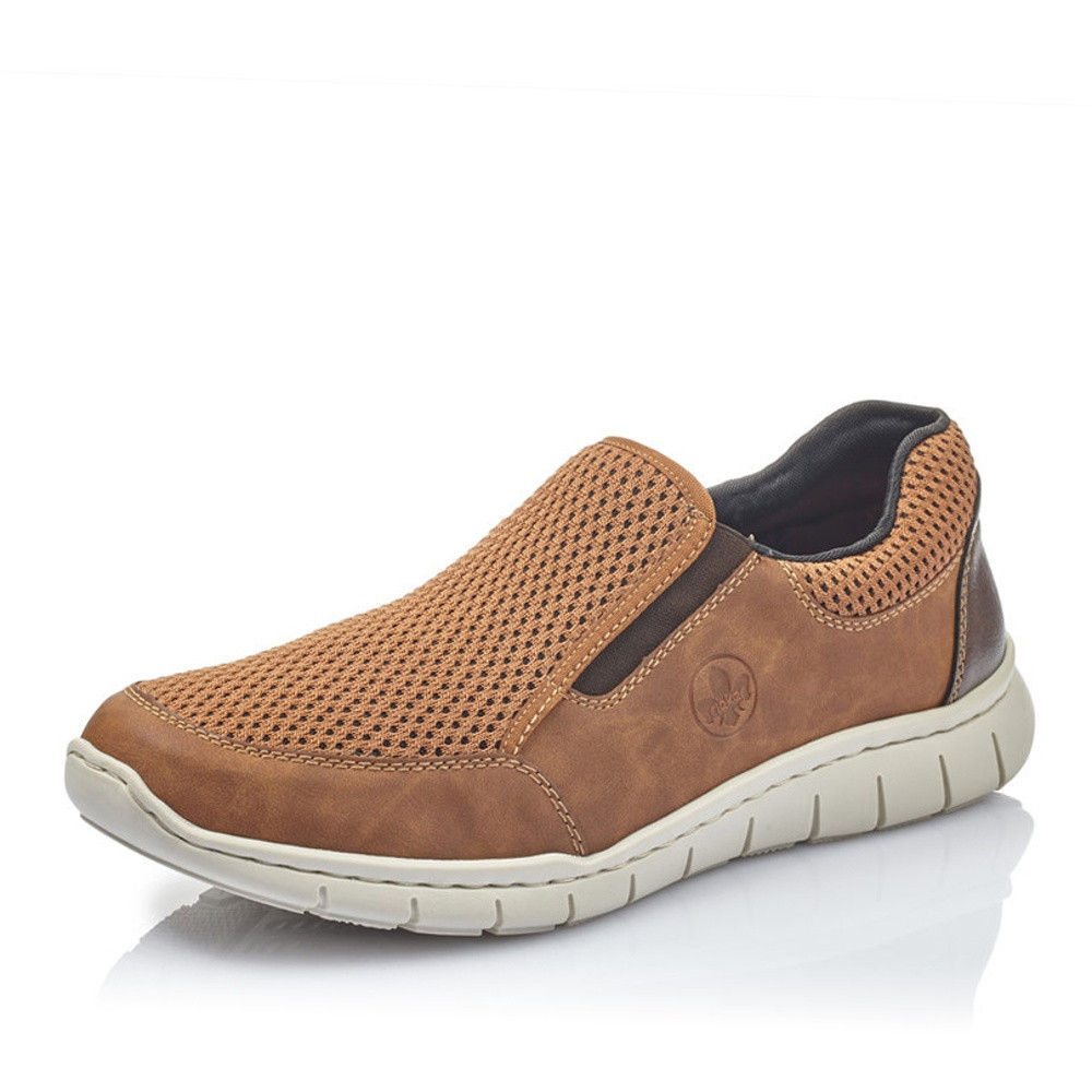 detail Pánské mokasíny RIEKER RIE-10100589-S1 hnědá