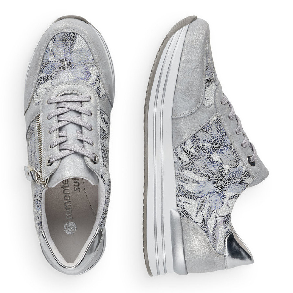 detail Dámské tenisky REMONTE RIE-10100603-S1 stříbrná