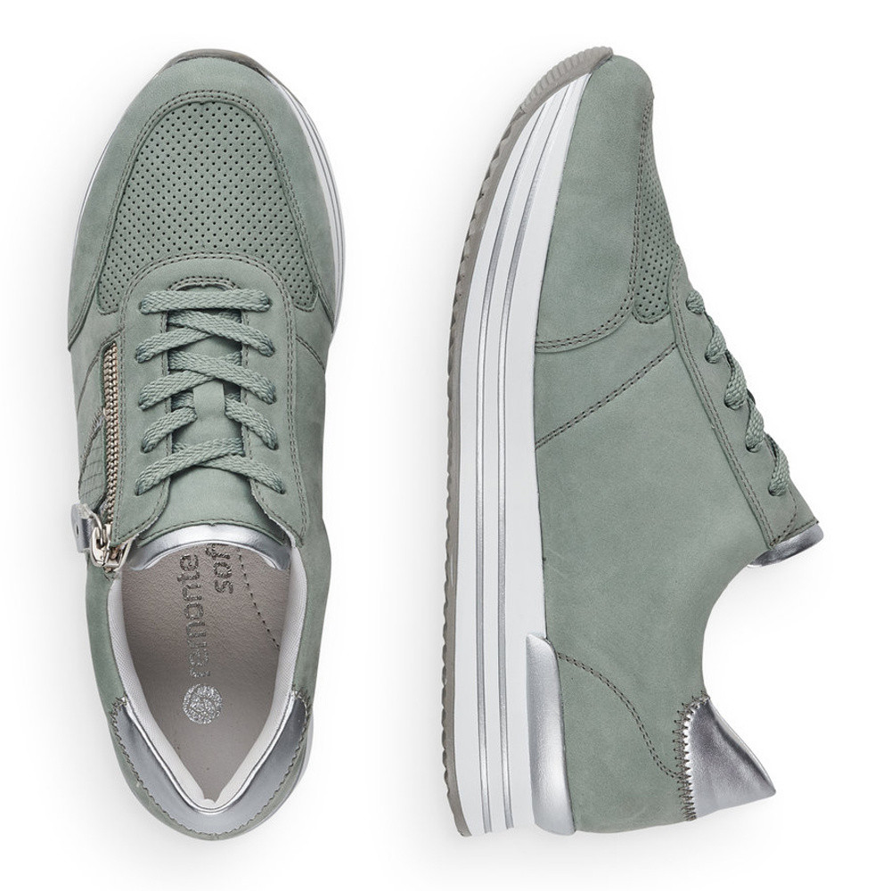 detail Dámske tenisky REMONTE D1310-52 zelená S3