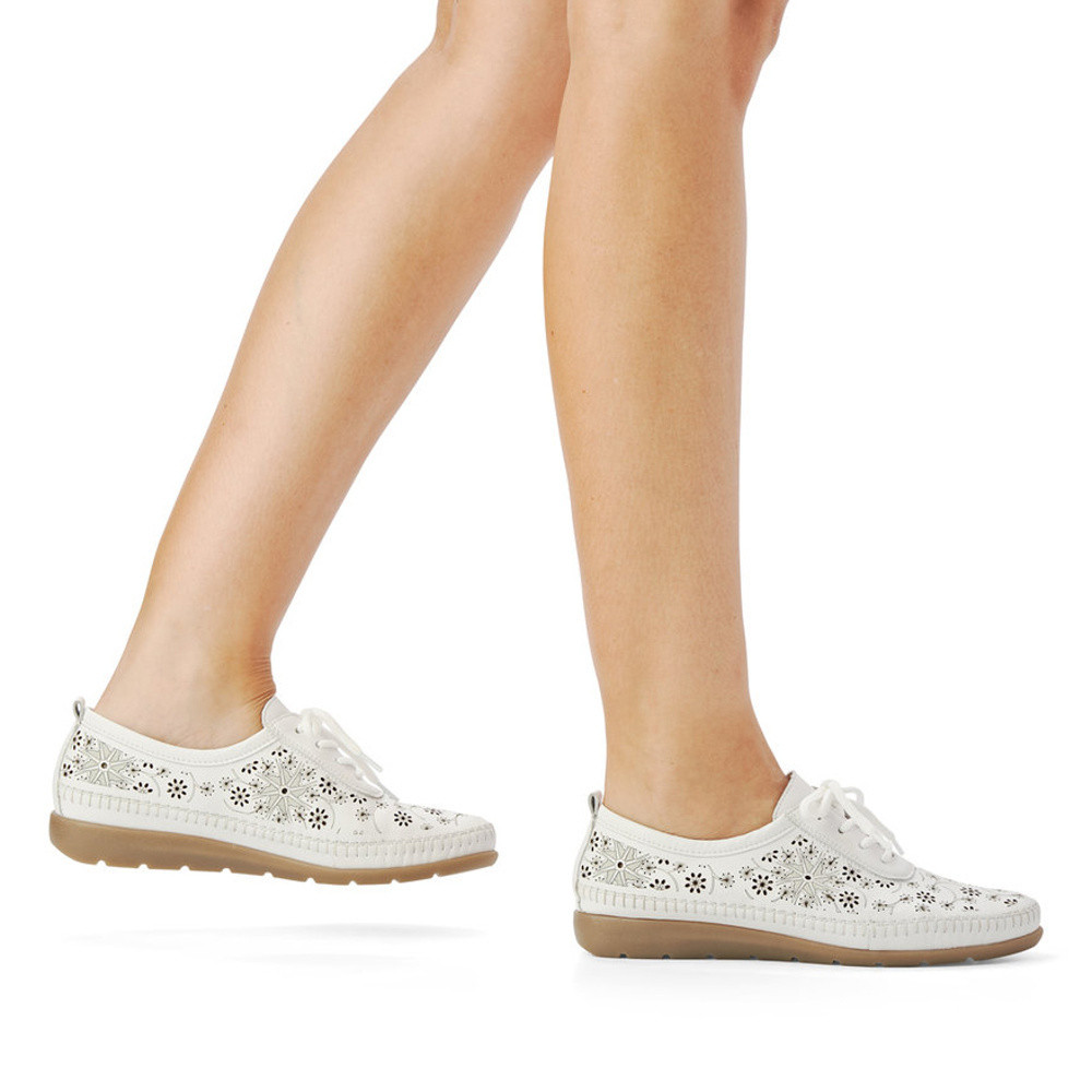 detail Dámské polobotky REMONTE RIE-10100621-S1 bílá