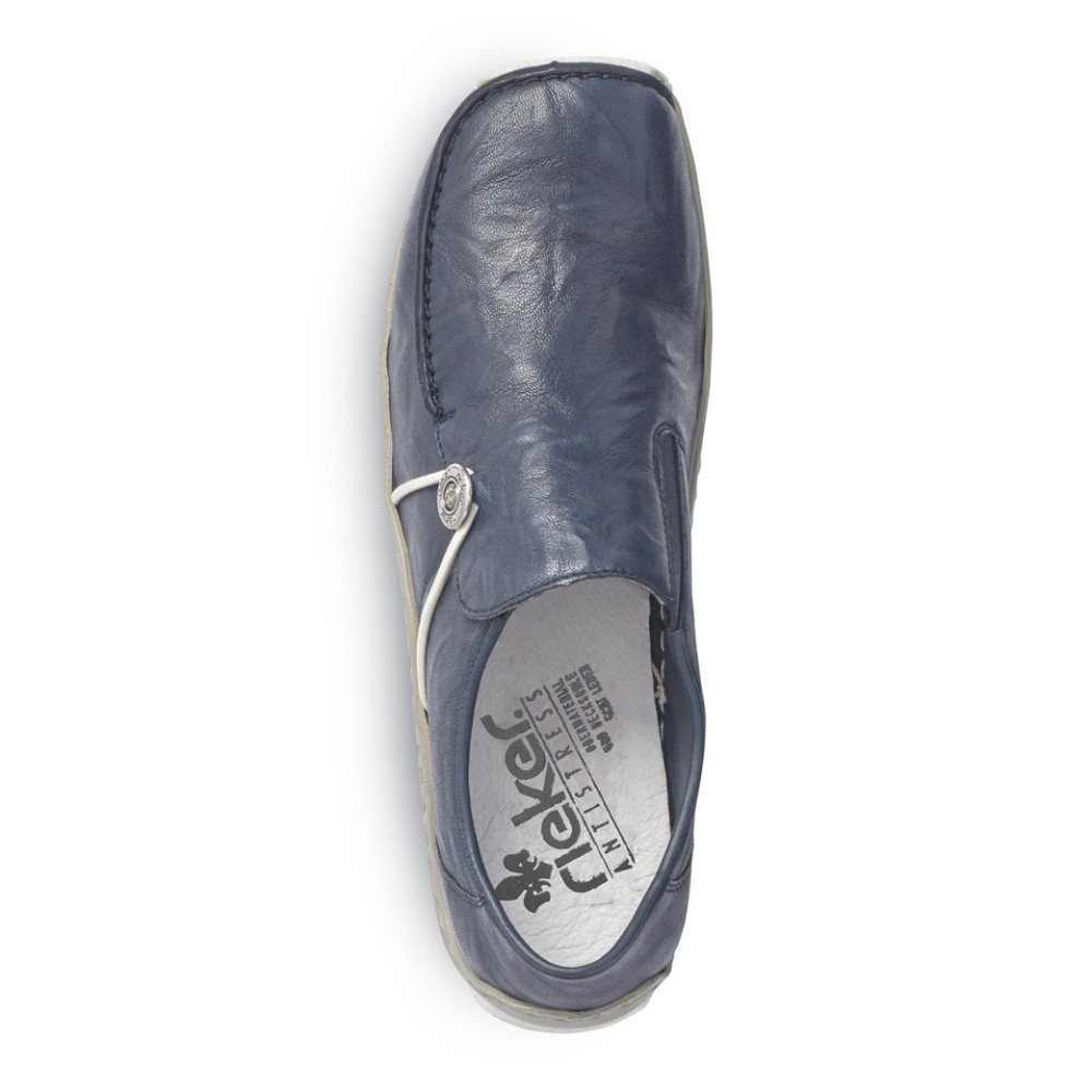 detail Dámské mokasíny RIEKER RIE-10100648-S1 modrá